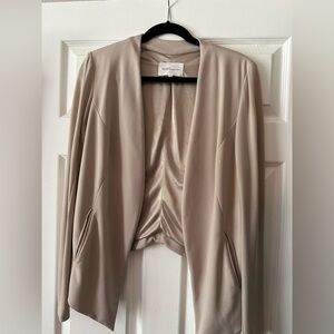 BCBG Nude Tapered Blazer